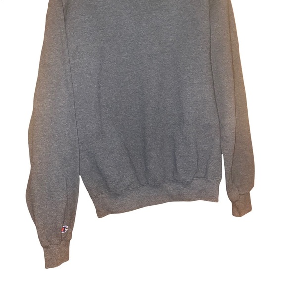 Champion Hampton university pirates gray sweatshirt XS HBCU - Picture 2 of 3